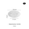 Набор стеклянных мисок и тарелок Canghai: Минималистичные, Высококлассные Десертные, Салатные, Фруктовые Пиалы и Мелкие Тарелки.