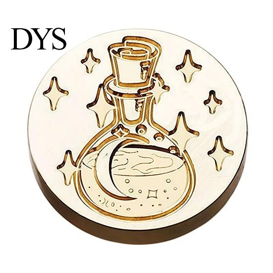 Decorative Embossed Stamp Brass Wax Seal Heads, Alphabet Christmas Sealing Personalized Gift Head for Envelope Wrapping Journal Scrapbook Decor Metal