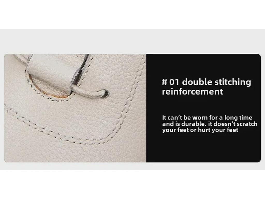 Женские кроссовки на платформе из коровьей кожи, осень 2022 г.: Универсальные короткие кожаные спортивные туфли с внутренним увеличением высоты.