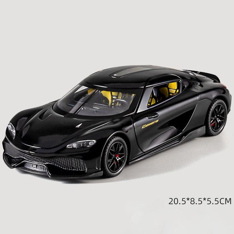 1:24 KNSG Jesko Absolut ONE 1 Gemera GT Суперкар Сплав Металл Литье под давлением Модель Автомобиля Домашний Декор Настольный Дисплей Украшение День Рождения