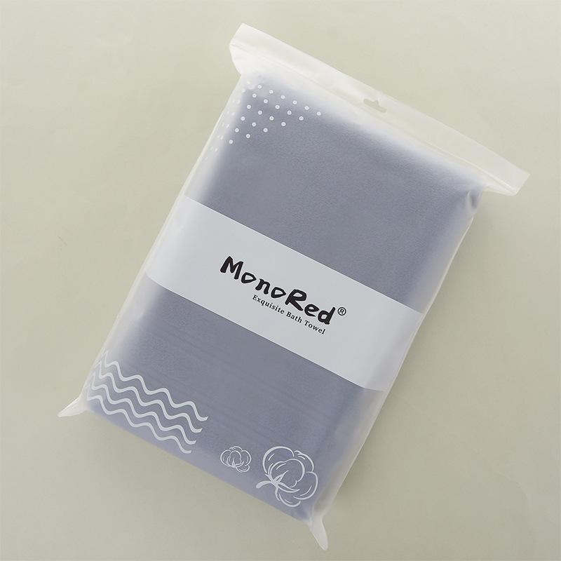 Style, plain cotton towel, threepiece household towel, soft and absorbent.