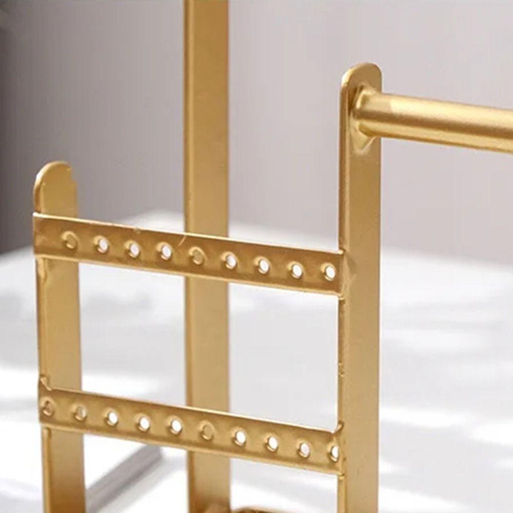 Подвесной крючок Стойка для демонстрации ювелирных изделий Металлическая стойка для хранения ожерелий Подставка для демонстрации серег Браслет