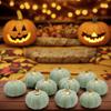 Pack of 10 Artificial Pumpkins Green Foam Pumpkins Fall Decoration for Thanksgiving Halloween Wedding Basket Display