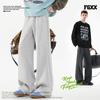 Fingercroxxit Men's Loose Fit Flared Casual Pants