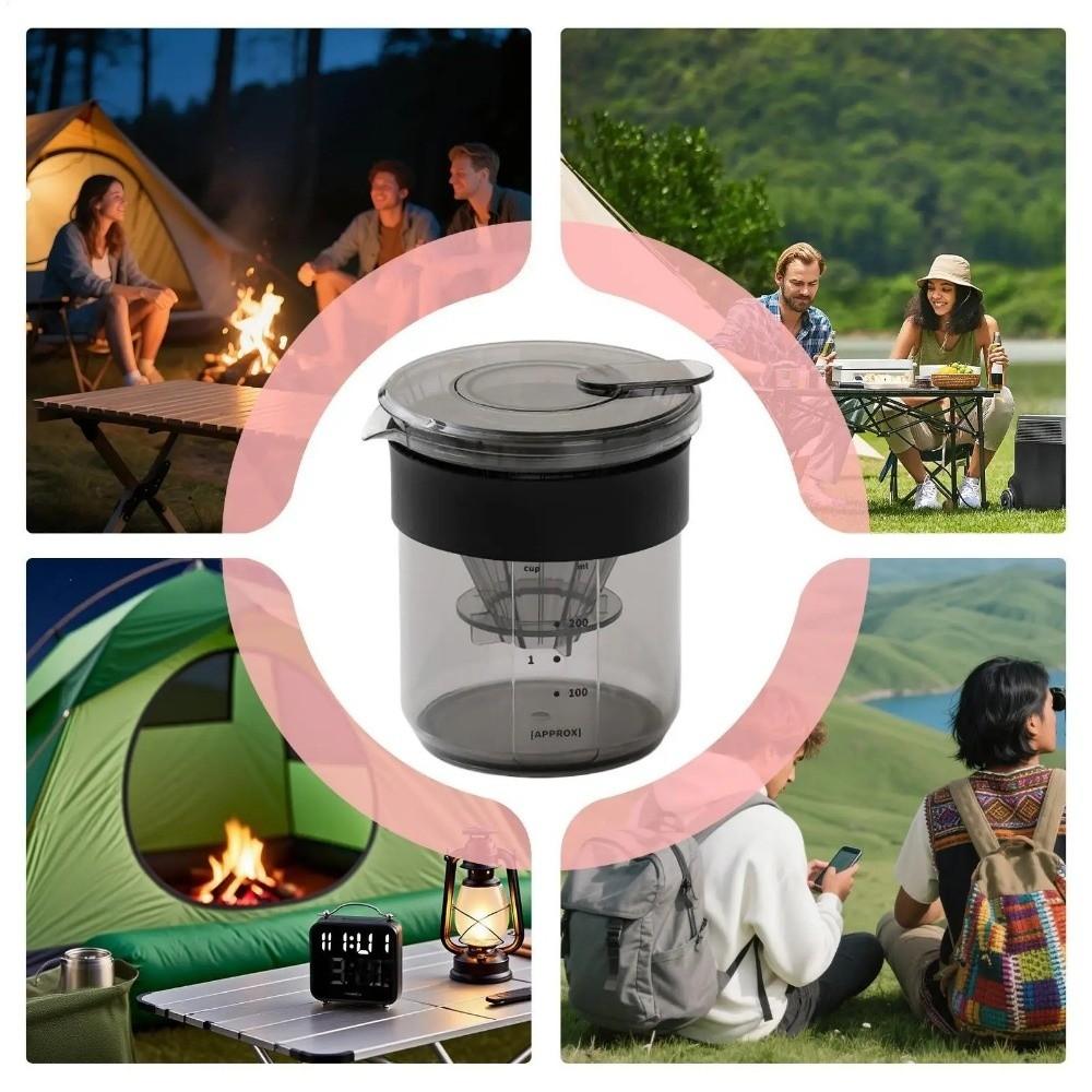 Пуровер кофейник для ручного заваривания, многоразовый кофейник, портативная капельница, кофеварка, кухня