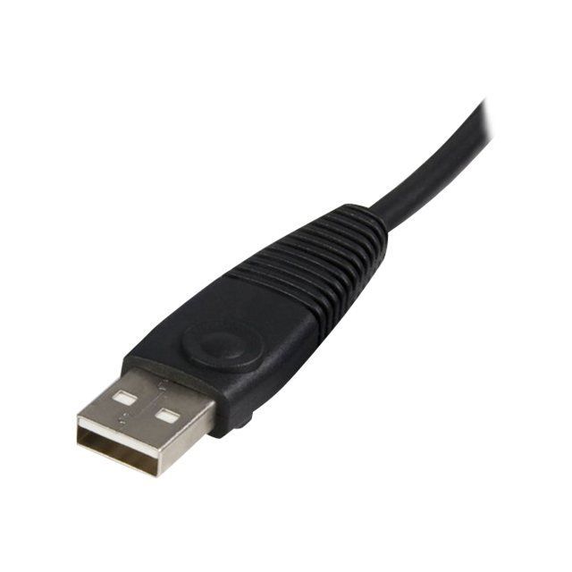 Câble KVM USB - STARTECH - 3,05 m - 1 x Type A Mâle USB - 1 x HD-15 Mâle VGA - Noir