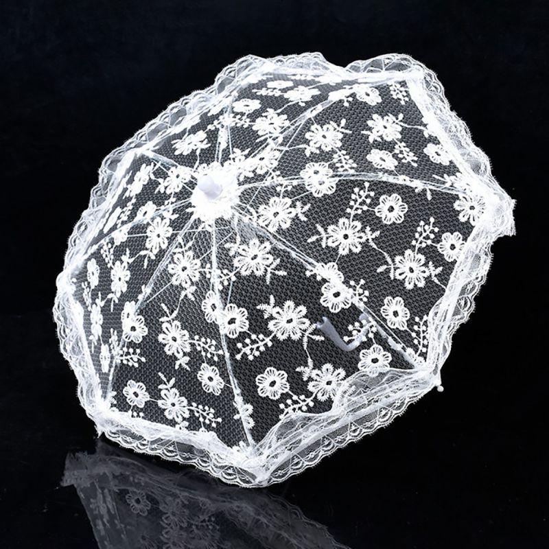 Кружевной свадебный зонтик для съемки, женский костюм, аксессуар, украшение для свадебной вечеринки, реквизит для фотографий