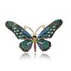 Rhinestone Butterfly Brooch Female Painting Oil Brooch Pin Coat Cardigan Fashion Elegant Cute Student Accessories