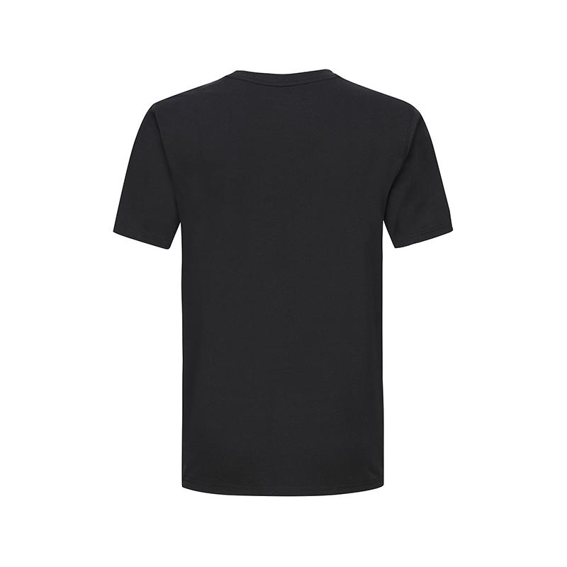 Adidas Повседневная легкая быстросохнущая футболка с круглым вырезом и коротким рукавом с принтом логотипа, унисекс, топы, цвет черный, золотой ADICLTSPSTK-BG