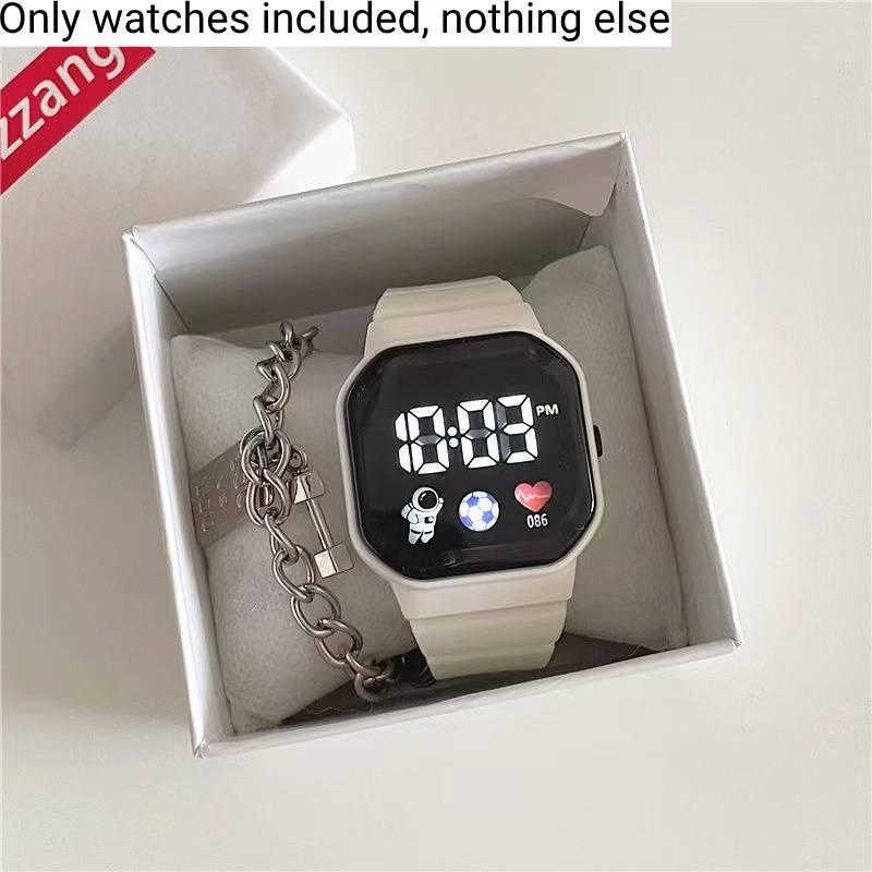 Высокотехнологичные и стильные студенческие спортивные часы с дизайном единорога, водонепроницаемые и со светодиодным дисплеем