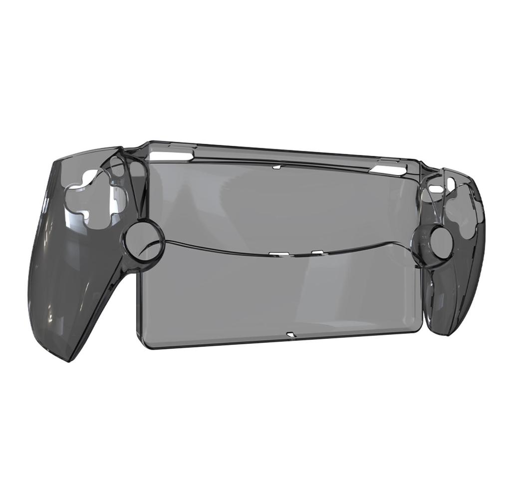 Портативный стриминговый набор Crystal для PS5: Корпус P5 PORTAL, Закаленное защитное стекло и Колпачки для джойстика