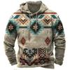 Зимняя мужская толстовка с капюшоном Harajuku Ethnic Wind Graphics Retro Clothes Pullover Shirt Casual Street Loose Casual Hoodie