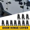 Накладка на петлю двери для Jeep Wrangler JK 2007-2017 JKU Unlimited Аксессуары Черный