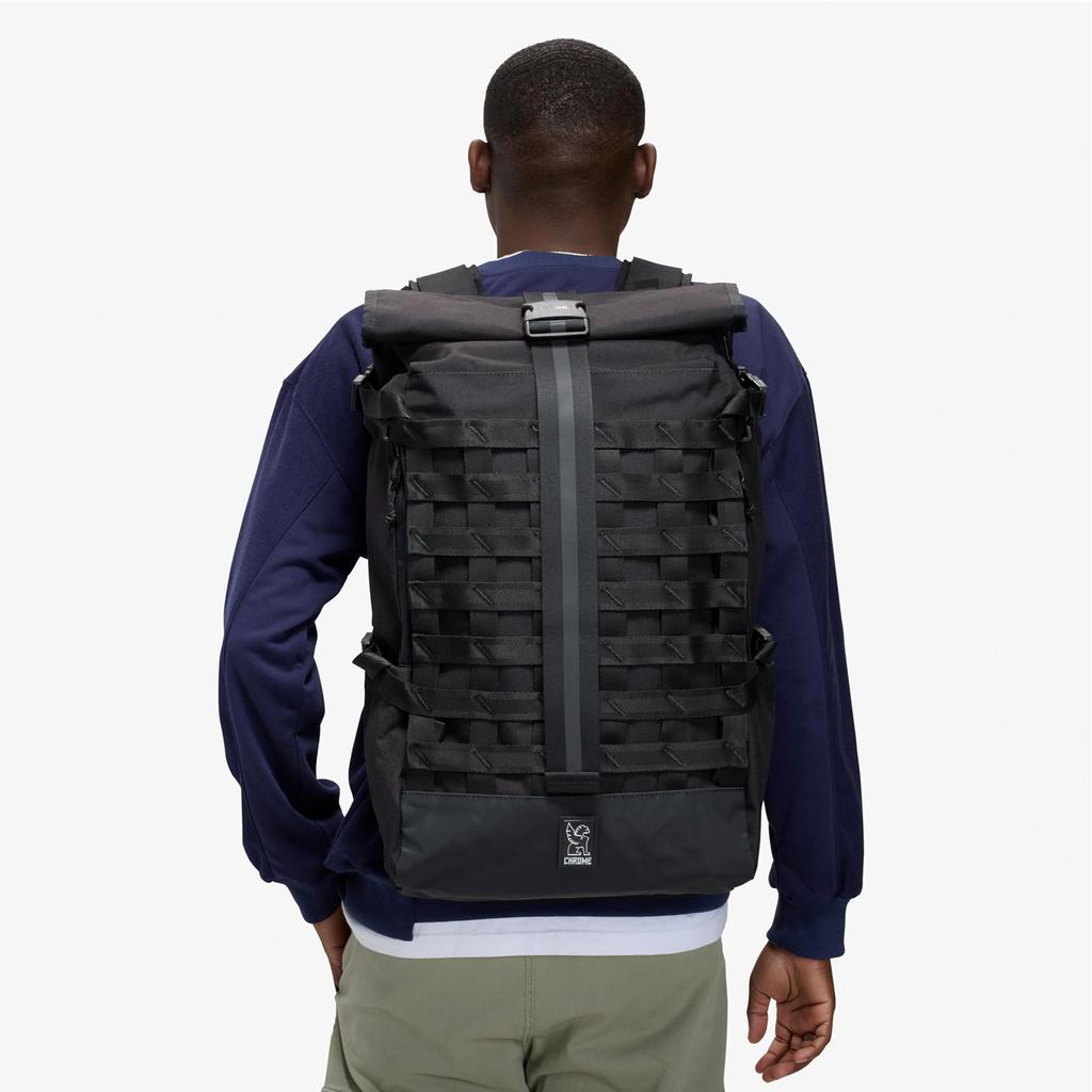 Chrome BARRAGE 34L PACK Backpack (Current Model) BXRFBLACK XRF Black Reflective 34L Fully Waterproof