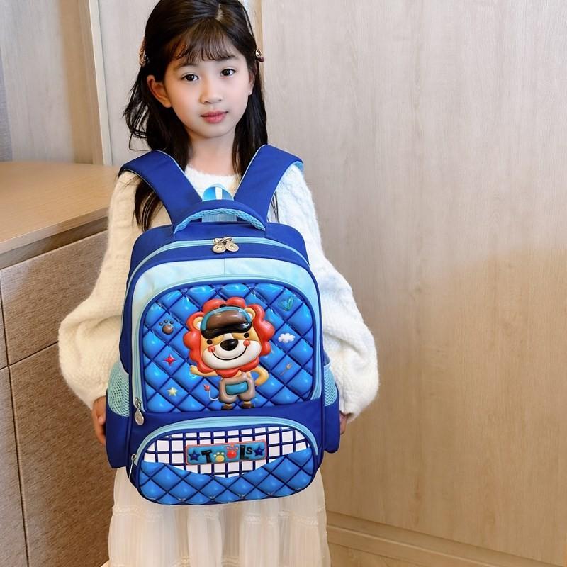 Stylish And Spacious Casual School Backpack For Kids And Students With Cartoon Design