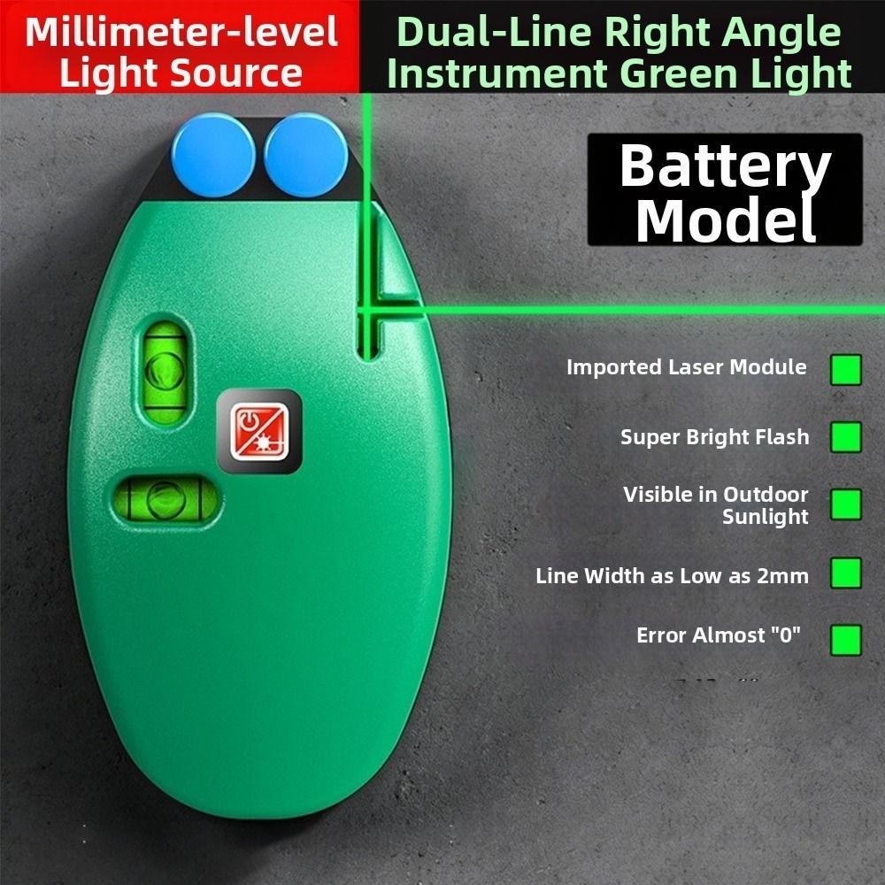High Accuracy Infrared Line Laser 90 Degree Angle Right Angle Bubble Level Leveling Tool