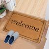 Welcome Sweet Home Pattern Printed Floor Mat Door Mat Entrance Carpet Bathroom Absorbent Non Slip Mat Kitchen Door Mat