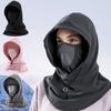 Women Winter Balaclava Hat with Face Shield Unisex Warm Windproof Cycling Adjustable Drawstring Full Protection Outdoor Travel Cold Weather Skiing Cap