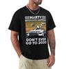 Vintage Car Marty Whatever Happens Don't Ever Go To 2020 T Shirt Harajuku Short Sleeve T-shirt 100% Cotton Graphics Tshirt Tops