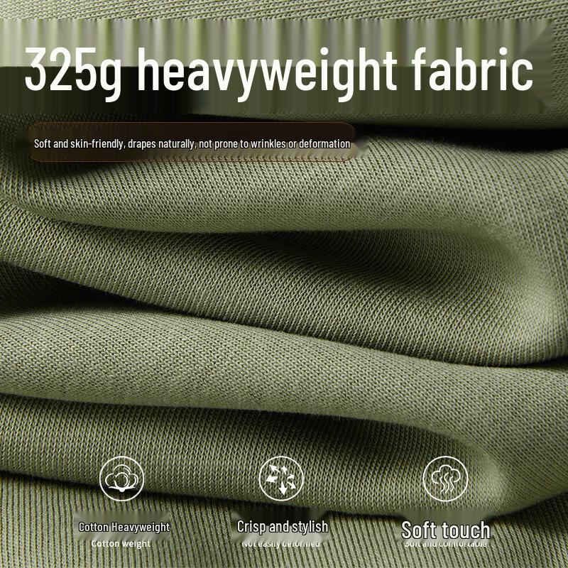 JEEP SPIRIT Men's Heavyweight Loose Crewneck Sweatshirt