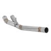 Motorcycle Exhaust Mid Pipe Stainless Steel Catalyst Middle Link Pipe for MT‑10 SP FZ‑10 2022 to 2023