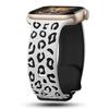 Силиконовый ремешок с леопардовым принтом для Apple Watch S11/S9876SE