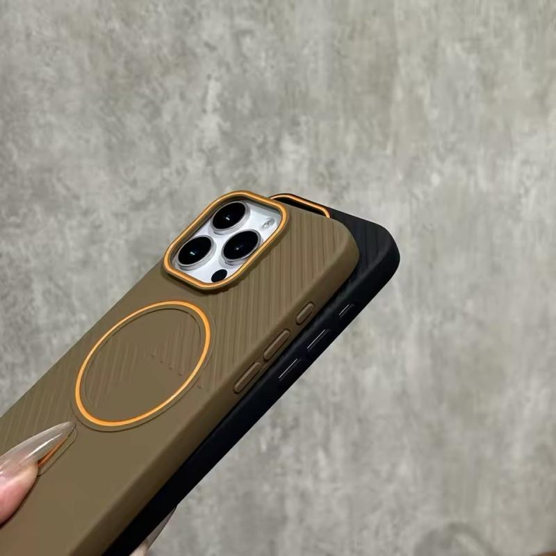 Ультратонкий магнитный чехол для телефона ярких цветов для iPhone 17 16 15 14 Plus 13 12 11 16 Pro Max MagSafe Беспроводная зарядка Матовый мягкий чехол