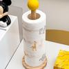 2PCS Wooden Hair Rope Storage Holder Multi-purpose Jewelry Bracelet Organizer Display Rack Desktop Hair Tie Elastic Bands Shelf