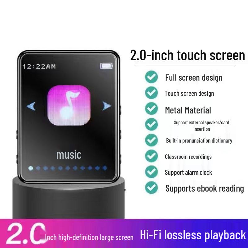 Сенсорный MP4/MP5 плеер: Студенческое издание с Bluetooth для чтения и музыки.