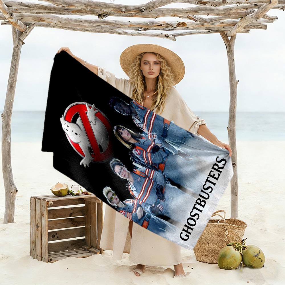 Ghostbusters Beach Towel Soft Durable Quick-Dry Comfortable Lightweight