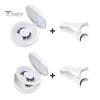 1 Set Magnetic False Eyelashes with Lash Applicator Tool Reusable Single/Double Layer Natural Wispy Fake Lashes Eyelash Clip Women Makeup Tools