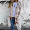 Autumn and Winter Long Casual Sweater Cardigan Women's Wear