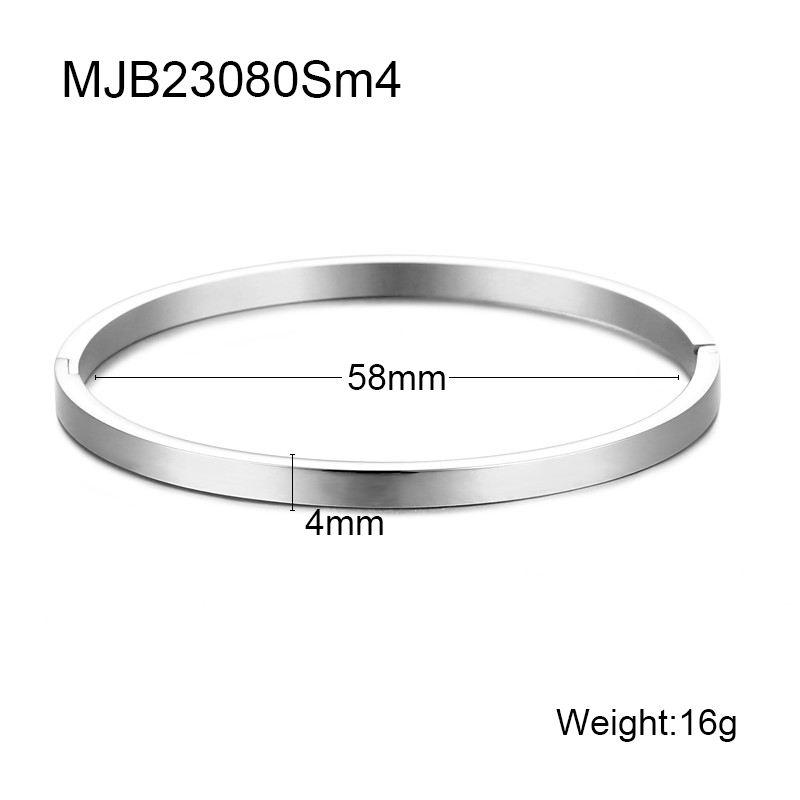 2026 Products Best Sellers Custom Logo Stainless Steel 18K Gold Plated Anti-oxidation Blank Bangles Bracelets