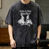 Witch Hat Atelier Vintage Washed Cotton Tshirt Teen Vintage Punk Anime Tshirt Gothic Anime Graphic University Colorful