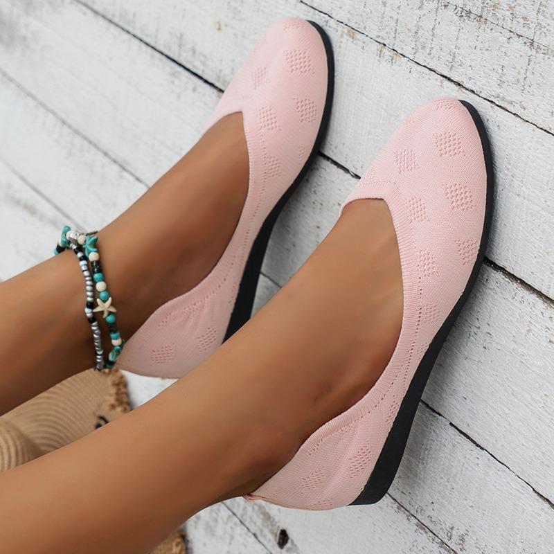 Летние новые европейские и американские экспортные большие размеры, туфли-одинарки на плоской подошве с круглым носком, женские туфли Doudou с неглубоким вырезом, повседневная обувь