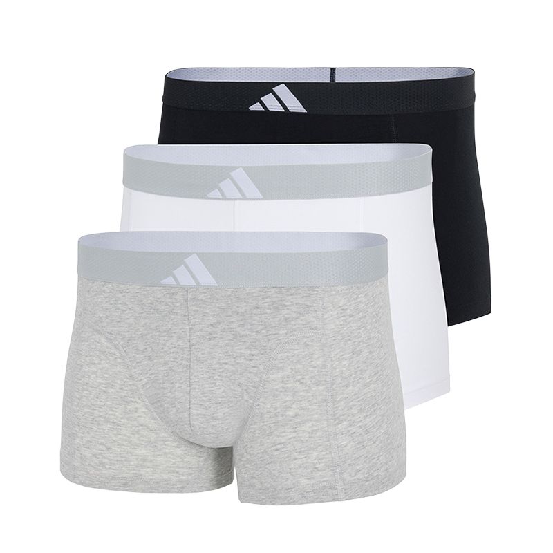 Adidas SS25 Fashion Comfortable Soft Skin-Friendly Quick-Dry Logo Underwear 3-Pack Men Underwear 4AM010-900