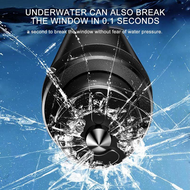 Стеклорез Safehammer, резак для ремней безопасности, удар в окно, спасательный инструмент, автомобильный стеклобой с пружинным дизайном