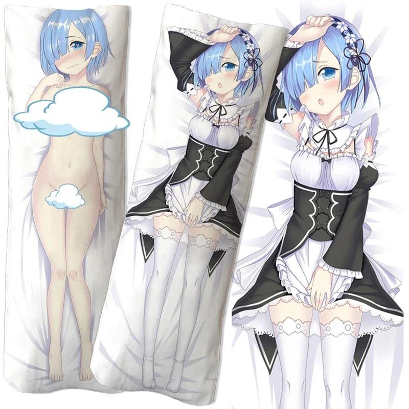 Аниме Ре:Zero Emilia Rem Ram Dakimakura наволочка наволочка обнимающая наволочка для тела игра отаку наволочка