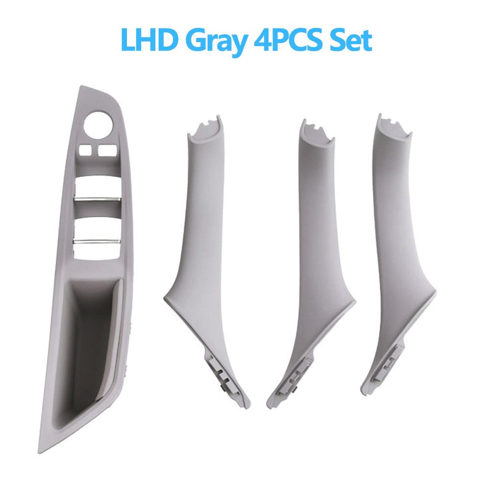 Left Hand Driver Interior Door Window Switch Panel Pull Handle Set For BMW F10 F11 F18 520 523 525 528