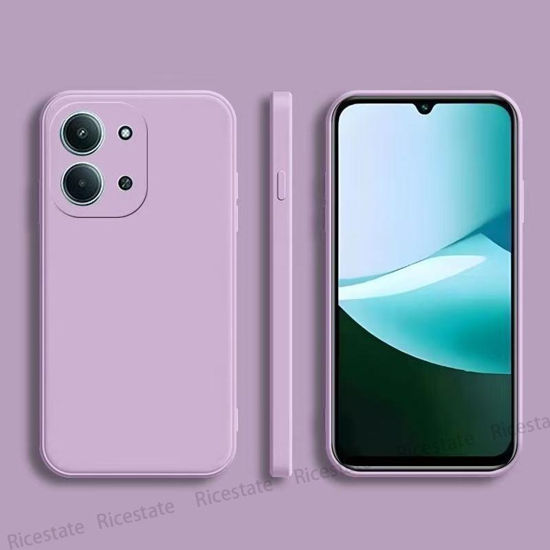 Для Xiaomi Redmi 15C 4G 5G Чехол Квадратный Жидкий Силикон Защитный Задняя Крышка Телефона Чехлы Для Redmi15c