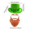 ST. Patrick's Day Hat Creative Top Hat ST Patrick's Day Hat with Beard for Party