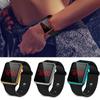 Hot Sale Sport Clock Square Silicone Band WristWatch Digital Red LED Mirror Face Watches Frame Metal Watch