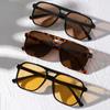 Hip-hop Sunglasses New Double-beam Frame Sunglasses Trend Women's Glasses Men's Sunglasses
