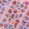 KPOP Demon Hunters Group 3D Embossed Cute Cartoon Stickers Self Adhesive Creative Decorative Supplies for DIY Children's gifts