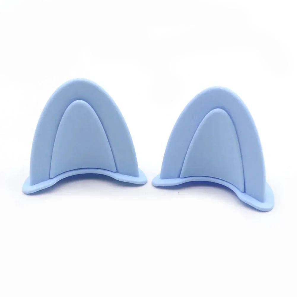 2 шт. Милые кошачьи ушки на мотоциклетный шлем, наклейки для электромобиля, мотокросса, стиль вождения, универсальные аксессуары для украшения шлема