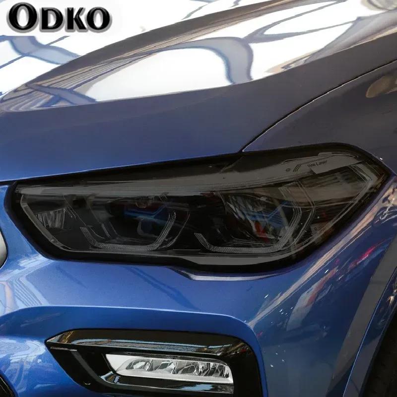 Для BMW X6 E71 F16 M F86 G06 Автомобильные Фары Тонировка Черная Защитная Пленка Виниловая Защита Прозрачная TPU Наклейка Аксессуары