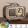 Портативное винтажное радио Ретро Перезаряжаемые FM AM SW Радиоприемники Беспроводной Bluetooth-динамик Музыкальная шкатулка Поддержка TF-карты USB AUX