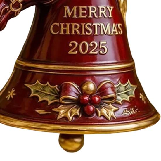 Merry Christmas Horse Bell Decoration Home Office Holiday Party Xmas Tree Horse Shape Bell