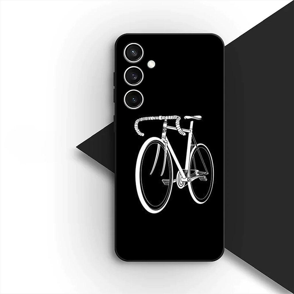 Art Mountain Bike Cycling Silicone Phone Cover for Motorola Moto Edge 70 60 Fusion NEO Pro G Stylus G56 G96 G04 G05 20 Soft Case
