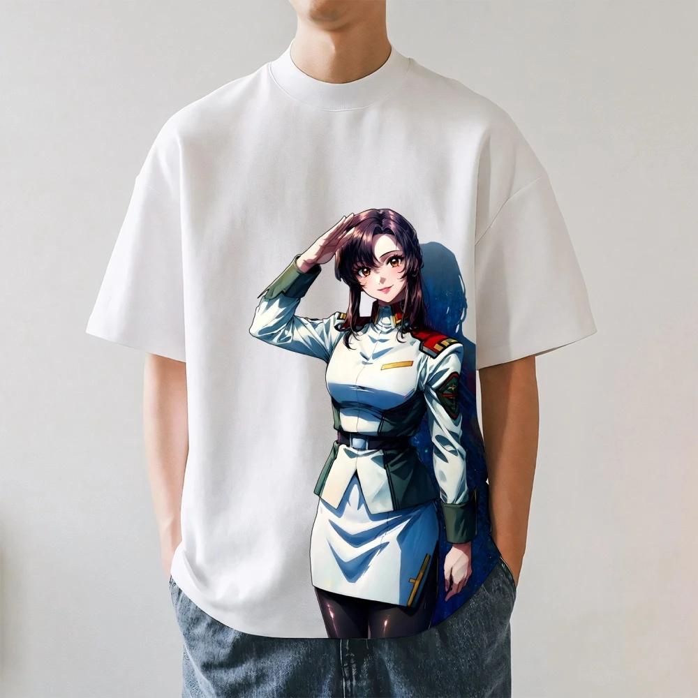 2026 New Gundam Murrue Ramius Japanese Style Classic Tee High-quality Streetwear T-shirts Suitable for Both Men Women Summer